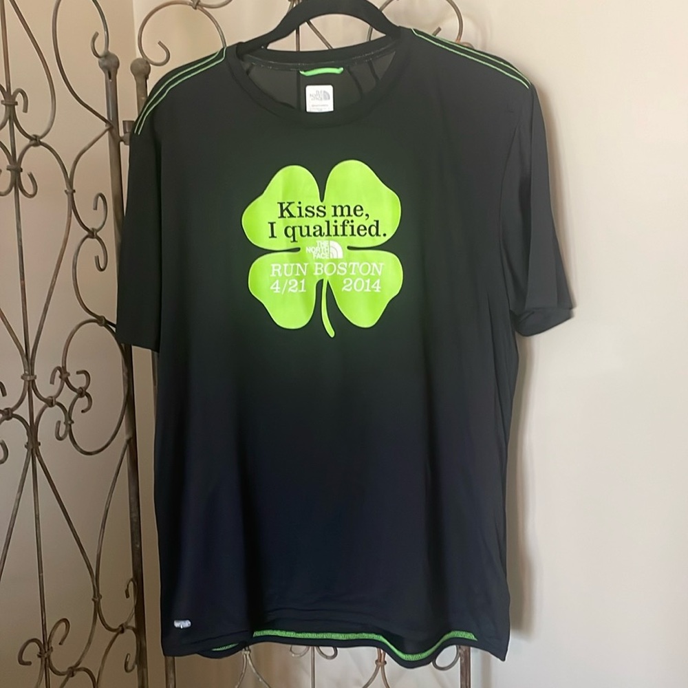 The North Face Boston Marathon Qualifier “Kiss Me, I Qualified” Run Boston Shirt